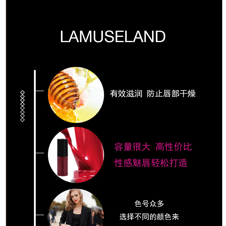 Lamuseland La Cleaning Mousse Blue 12 Color Lip Gloss Sample Matte Not Easy to Stick Cup for a Long Time Liquid Lipstick Lamuseland La Cleaning Mousse Blue 12 Color Lip Gloss Sample Matte Not Easy to Stick Cup for a Long Time Liquid Lipstick