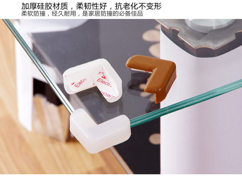 baby safety protection corner corner table set of transparent silica gel crashproof corners 4 suction card installed