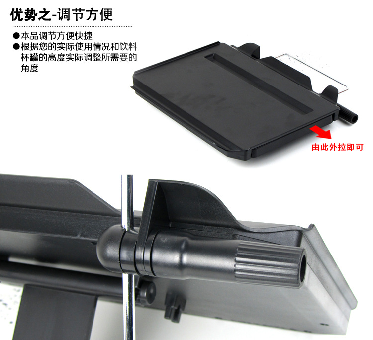 The third generation of shunwei drawer-type car desk computer table table table with card slot sd-1508