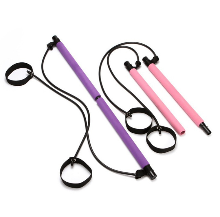 Fitness Stick Multifunctional Yoga Rod Household Body Shaping Muscle Chest Expander Elastic Stick Resistance Bands
