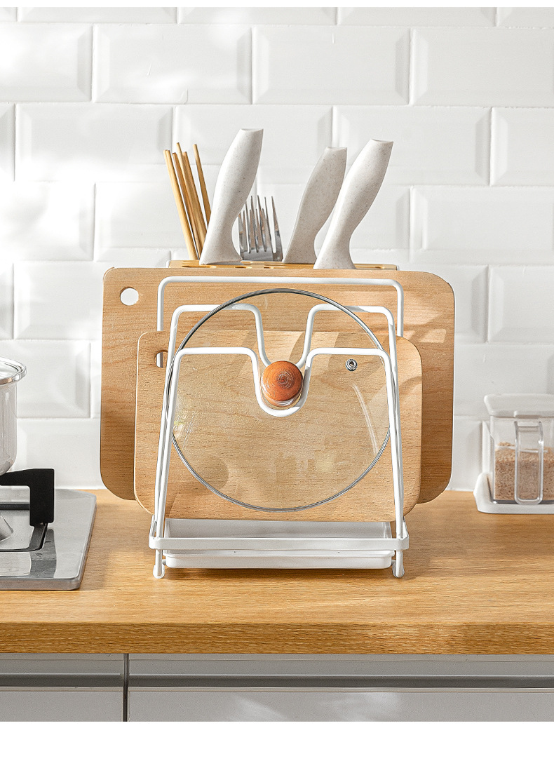 Nachuan Cross-Border Kitchen Kitchenware Storage Draining Rack Table Top Multi-Purpose Storage Rack with Chopsticks Holder Pot Lid Chopping Board Knife Nachuan Cross-Border Kitchen Kitchenware Storage Draining Rack Table Top Multi-Purpose Storage Rack with Chopsticks Holder Pot Lid Chopping Board Knife