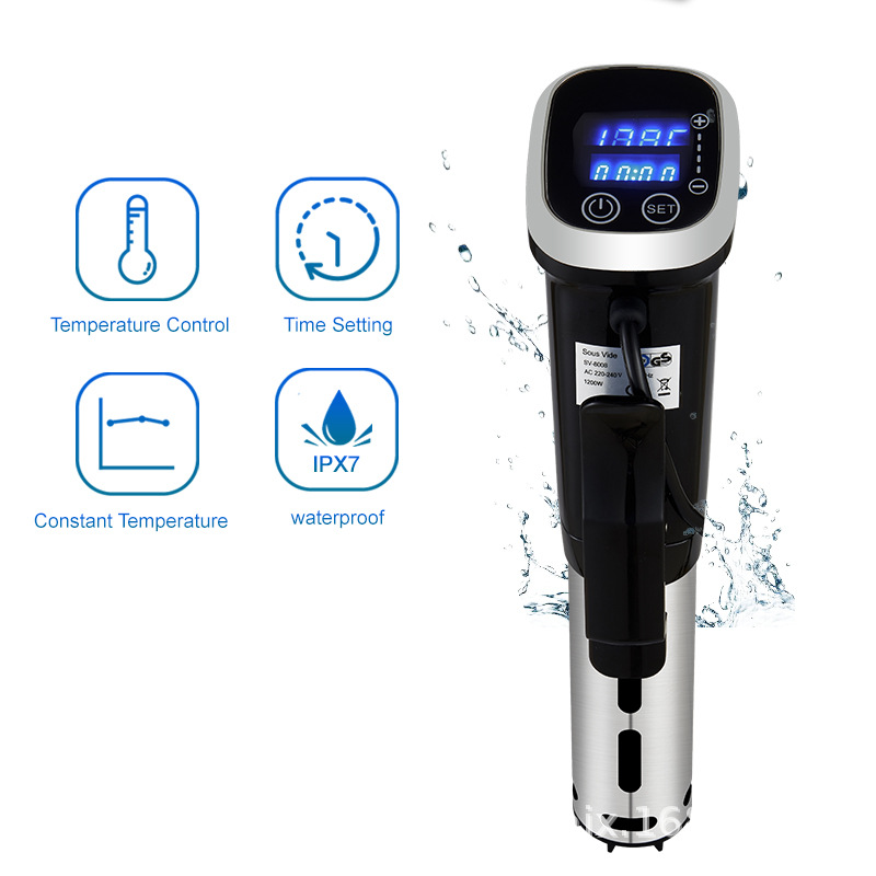 IPX7 Waterproof Low Temperature Vacuum Slow Boiling Steak Machine Cooking Stick Fat Machine IPX7 Sous Vide Cooker
