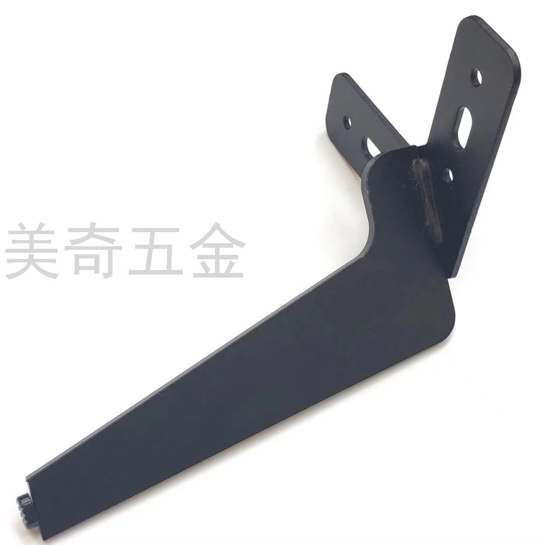 Light Luxury Metal Iron Feet Black Sofa Knife Feet Coffee Table TV Cabinet Bedside Table Support Leg Furniture Hardware Accessories