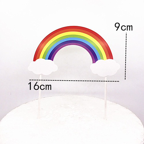 Birthday Cake Decoration Seven-Color Rainbow Colorful Cake Inserting Card Dessert Table Birthday Party Small Card Insertion Small Decorative Flag Birthday Cake Decoration Seven-Color Rainbow Colorful Cake Inserting Card Dessert Table Birthday Party Small Card Insertion Small Decorative Flag