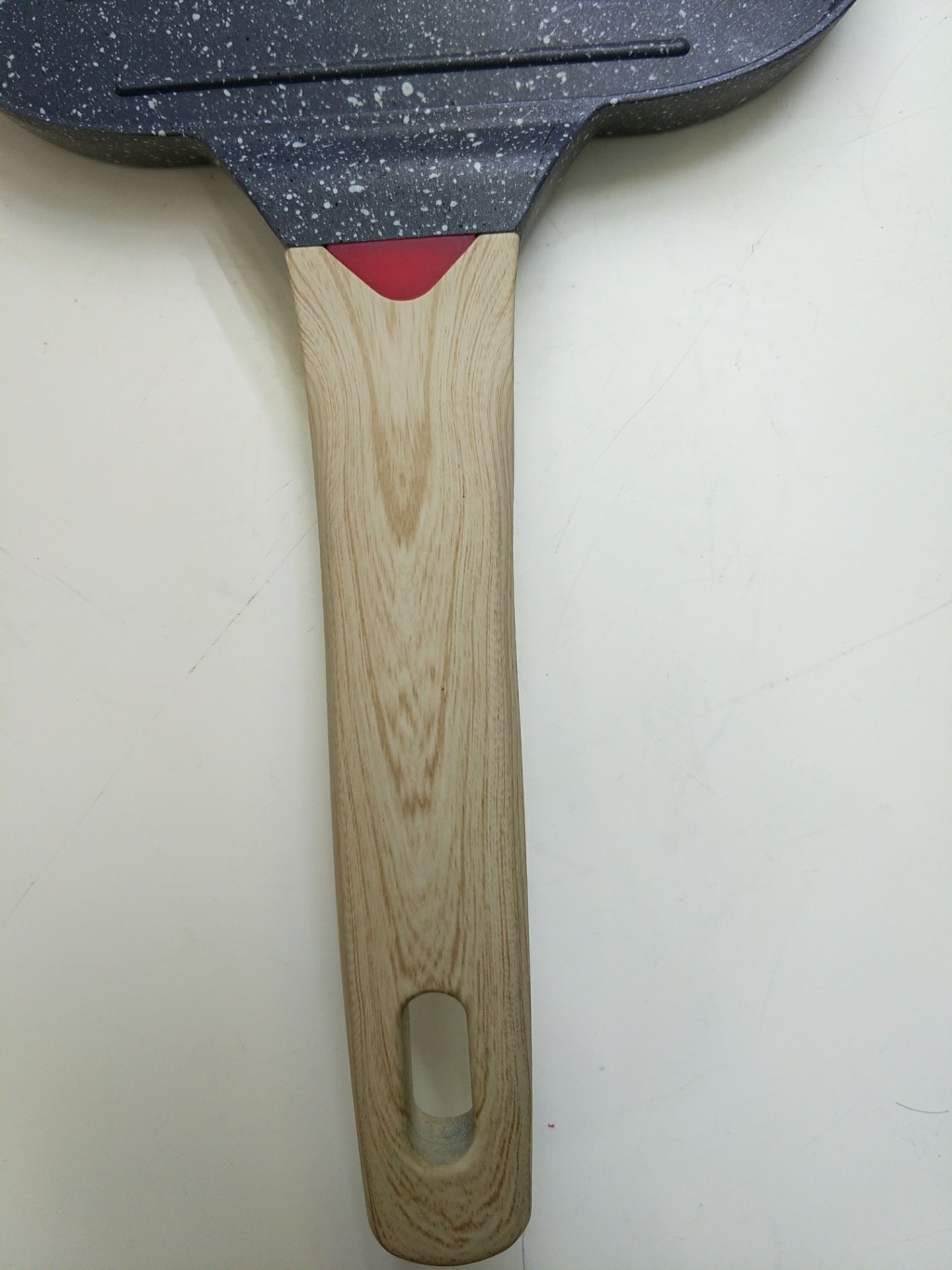 Marble Non-Stick Egg Frying Pan Double Bottom Open Fire and Dark Fire