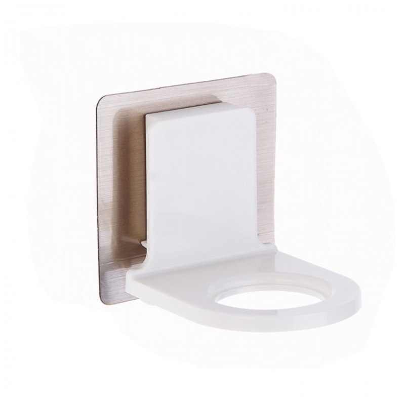 Hotel Hand Sanitizer Bottle Press Bathroom Soap Dispenser Holder Bathroom Brushed Wall Hanging Shower Gel Rack