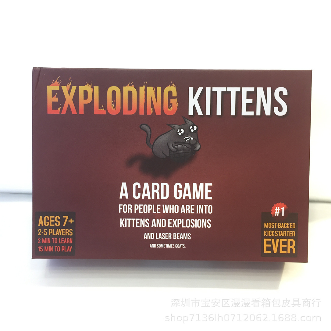 Cards Against European and American Hot Muggle Magic Table Game Card English Game Explosion Cat Cross-Border