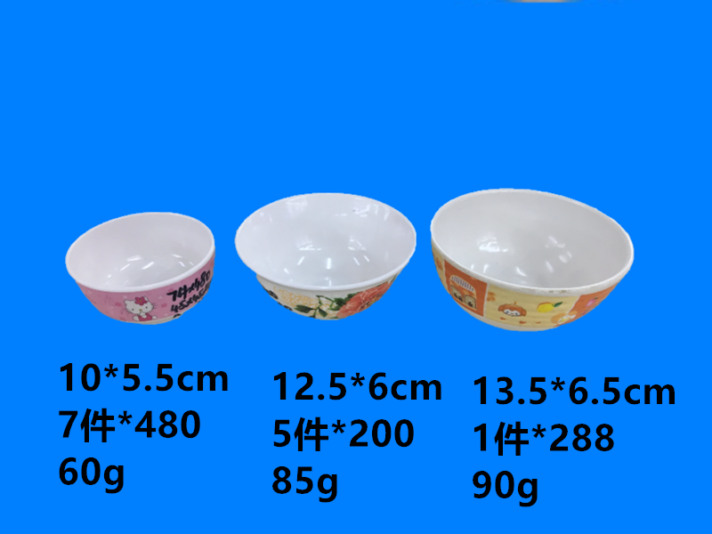 Manufacturers direct amine bowl imitation ceramic decal bowl running rivers and lakes designated hot style can be sold by ton