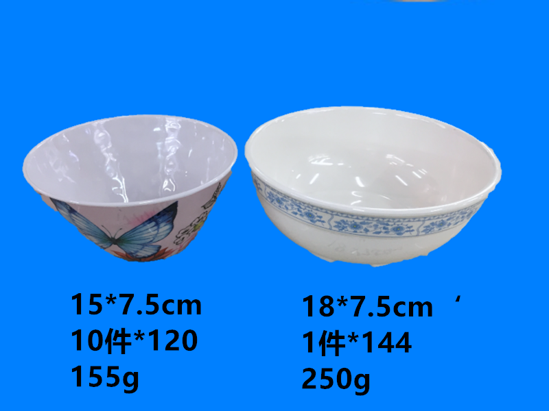 Manufacturers direct amine bowl imitation ceramic decal bowl running rivers and lakes designated hot style can be sold by ton
