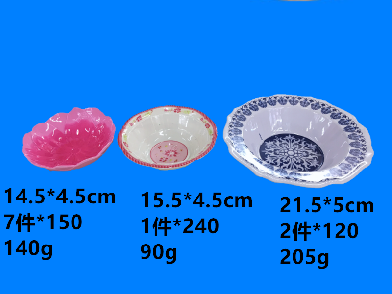 Manufacturers direct amine bowl imitation ceramic decal bowl running rivers and lakes designated hot style can be sold by ton