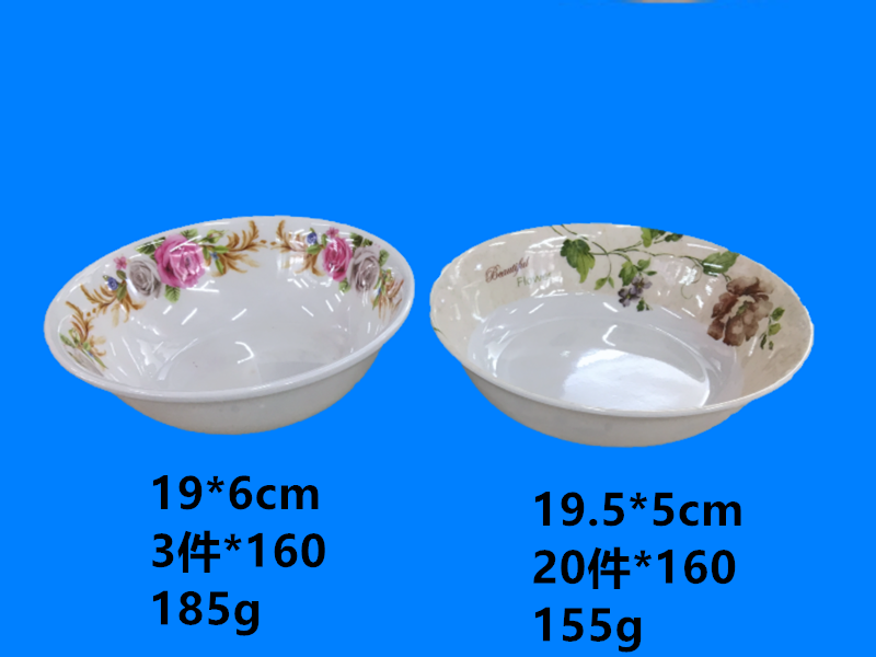 Manufacturers direct amine bowl imitation ceramic decal bowl running rivers and lakes designated hot style can be sold by ton