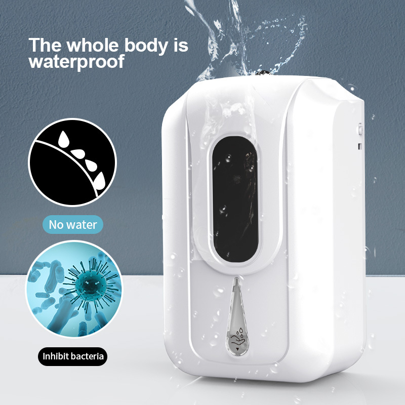 Large Capacity Automatic Soap Dispenser Alcohol Disinfection Hand Washing Machine Wall-Mounted Intelligent Induction Liquid Dispenser Factory Direct Sales