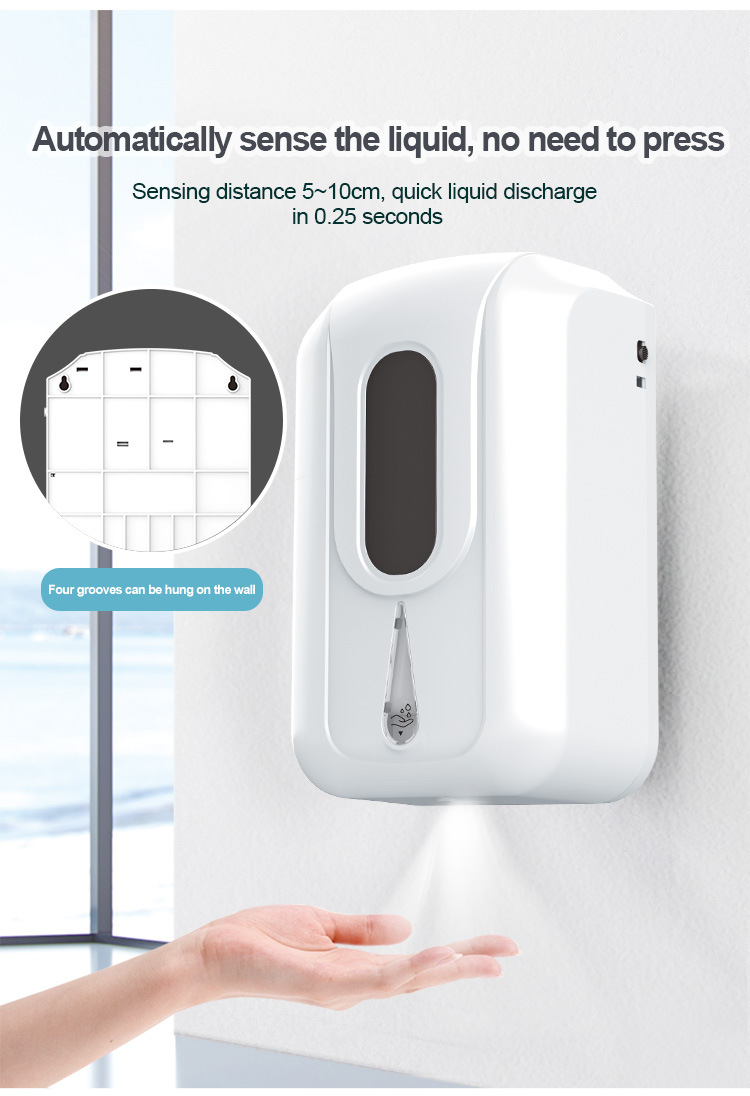 Large Capacity Automatic Soap Dispenser Alcohol Disinfection Hand Washing Machine Wall-Mounted Intelligent Induction Liquid Dispenser Factory Direct Sales Large Capacity Automatic Soap Dispenser Alcohol Disinfection Hand Washing Machine Wall-Mounted Intelligent Induction Liquid Dispenser Factory Direct Sales