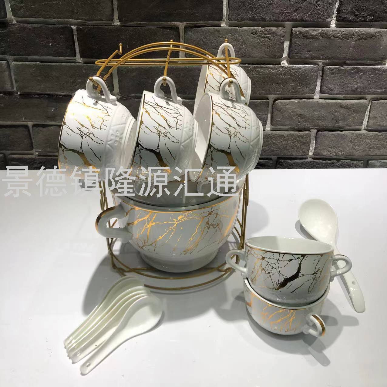 Jingdezhen Ceramic Soup Pot Set Dual-Sided Stockpot Noodle Cup Freshness Bowl Storage Tank Casserole Electric Soup Pot Jingdezhen Ceramic Soup Pot Set Dual-Sided Stockpot Noodle Cup Freshness Bowl Storage Tank Casserole Electric Soup Pot