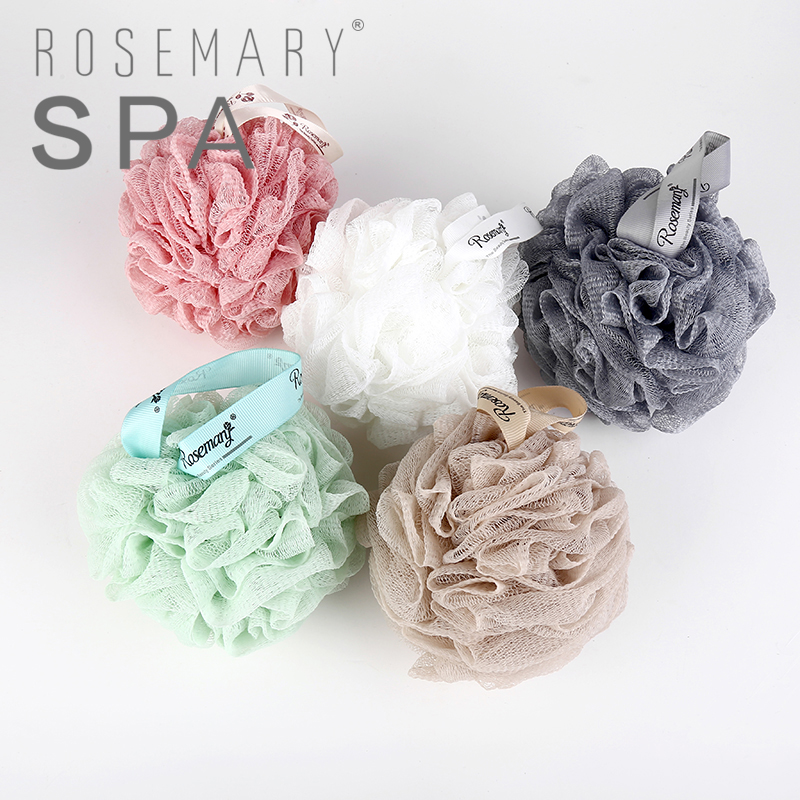 Wrinkled net plain bath flower scrubbing utensil scrubbing back bubble bath towel bar bath ball bath flower