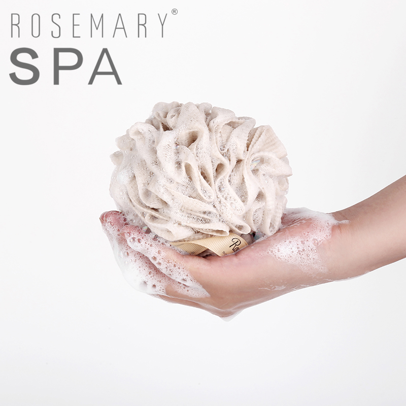 Wrinkled net plain bath flower scrubbing utensil scrubbing back bubble bath towel bar bath ball bath flower