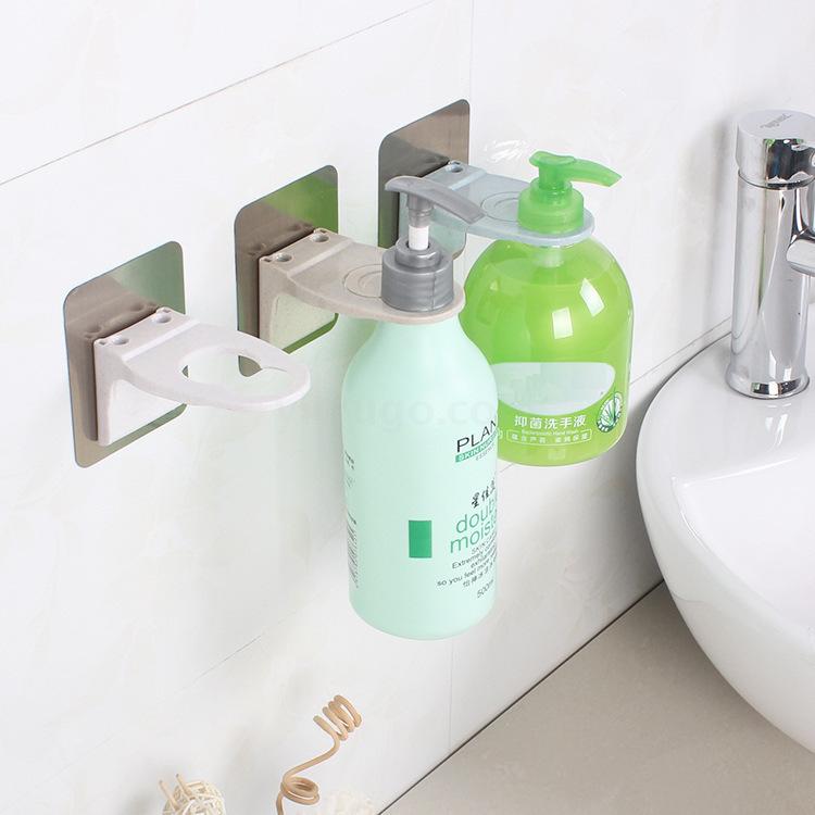 Bathroom no-punch shower gel rack Wall Storage Rack Kitchen detergent Rack Bottle holder