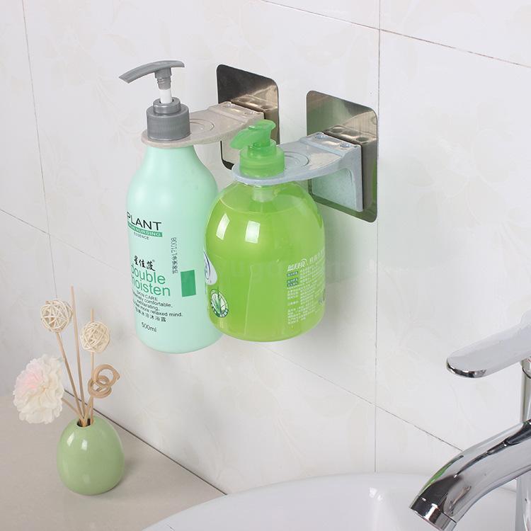 Bathroom no-punch shower gel rack Wall Storage Rack Kitchen detergent Rack Bottle holder