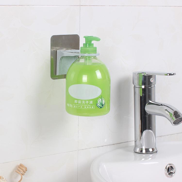 Bathroom no-punch shower gel rack Wall Storage Rack Kitchen detergent Rack Bottle holder