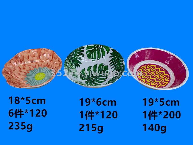 Tableware Melamine bowl soup bowl buckle bowl noodles bowl large spot stock can be sold by ton