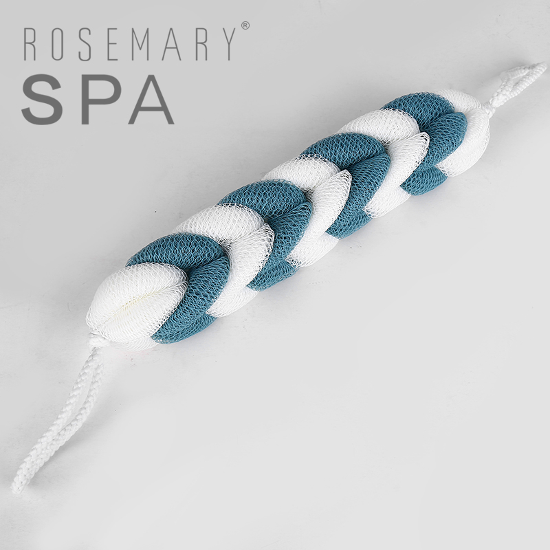 Japanese style wind bath bar long strip bath bar back rub bath ball rub bath towel pull back a magic weapon