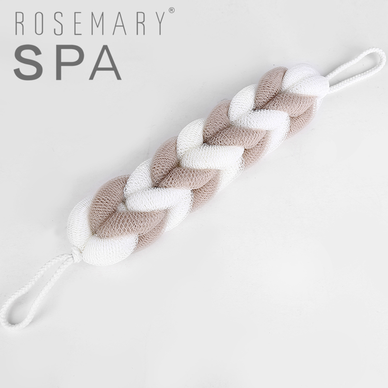 Japanese style wind bath bar long strip bath bar back rub bath ball rub bath towel pull back a magic weapon