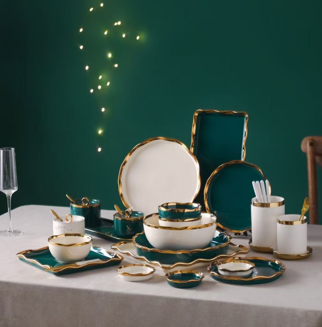 Entry Lux Style Colored Glaze Corrugated Phnom Penh Series Spare Parts Tableware Ceramic Plate Ceramic Rice Bowl Ceramic Soup Bowl Entry Lux Style Colored Glaze Corrugated Phnom Penh Series Spare Parts Tableware Ceramic Plate Ceramic Rice Bowl Ceramic Soup Bowl