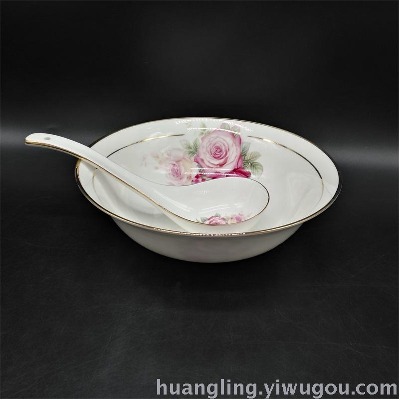 Ceramic tableware porcelain bowl set Jingdezhen China ceramic bowl disc wholesale Ceramic tableware porcelain bowl set Jingdezhen China ceramic bowl disc wholesale