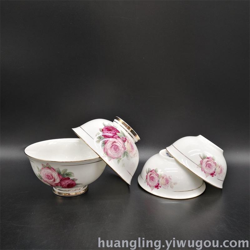 Ceramic tableware porcelain bowl set Jingdezhen China ceramic bowl disc wholesale Ceramic tableware porcelain bowl set Jingdezhen China ceramic bowl disc wholesale