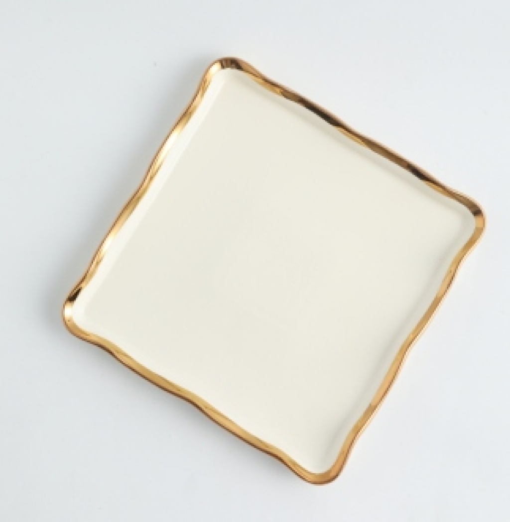 Entry Lux Style Colored Glaze Corrugated Golden Edge Ceramic Bowl Ceramic Plate Ceramic Plate Ceramic Fish Plate Soup Bowl Seasoning Jar Entry Lux Style Colored Glaze Corrugated Golden Edge Ceramic Bowl Ceramic Plate Ceramic Plate Ceramic Fish Plate Soup Bowl Seasoning Jar