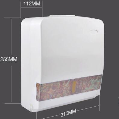 Bathroom Hotel Wall-Mounted Plastic Tissue Box Tissue Box Box Hanging Hand Paper Rack Tissue Holder a