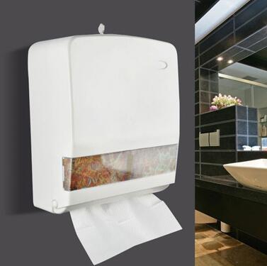 Bathroom Hotel Wall-Mounted Plastic Tissue Box Tissue Box Box Hanging Hand Paper Rack Tissue Holder a