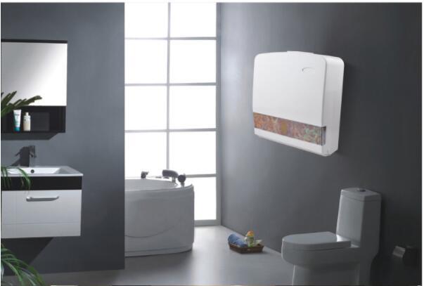 Bathroom Hotel Wall-Mounted Plastic Tissue Box Tissue Box Box Hanging Hand Paper Rack Tissue Holder a