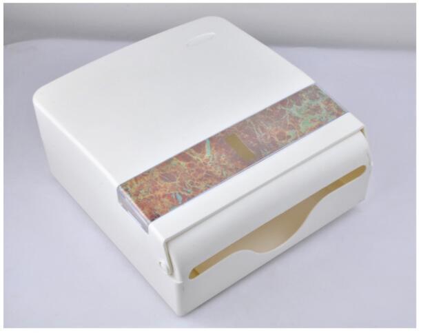 Bathroom Hotel Wall-Mounted Plastic Tissue Box Tissue Box Box Hanging Hand Paper Rack Tissue Holder a