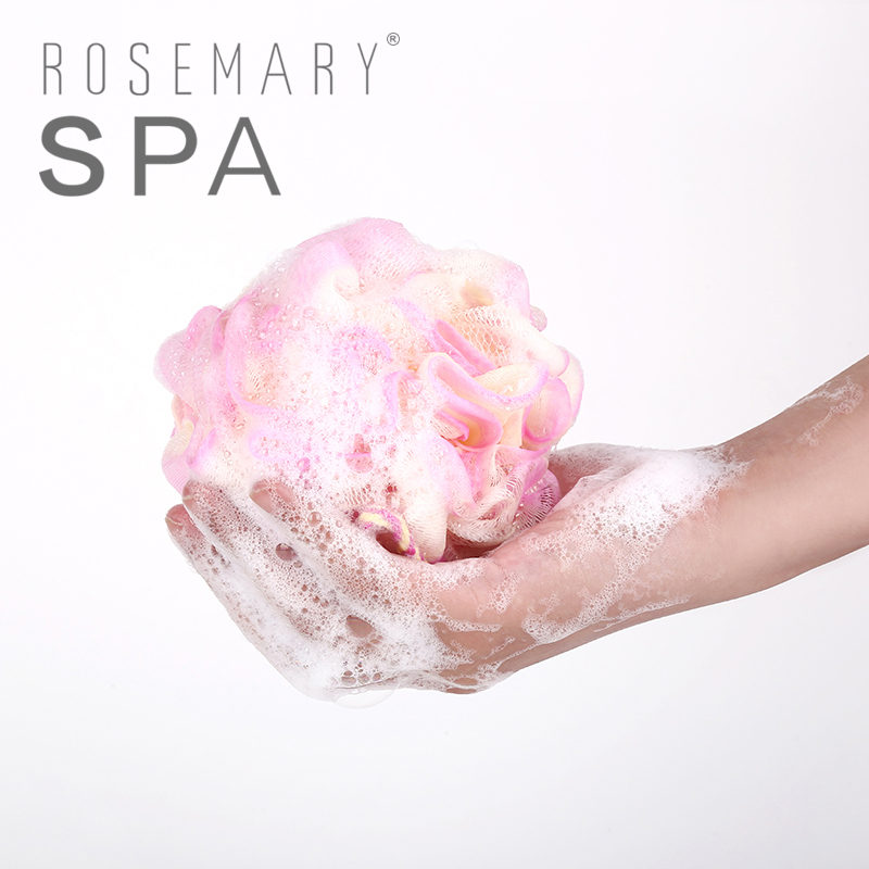 Ribbon bath flower scrubbing utensil scrubbing back blowing bubbles bath towel bar bath ball bath flower