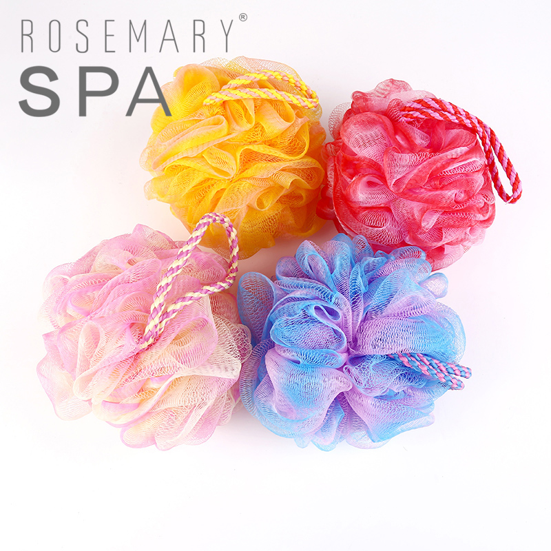 Ribbon bath flower scrubbing utensil scrubbing back blowing bubbles bath towel bar bath ball bath flower