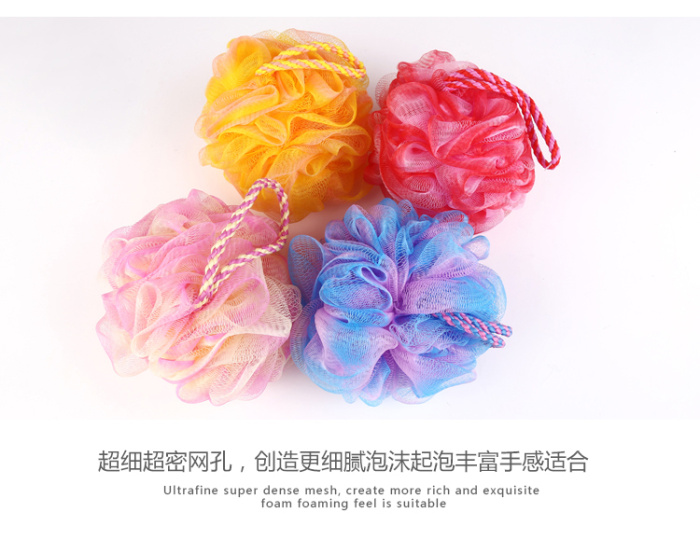 Ribbon bath flower scrubbing utensil scrubbing back blowing bubbles bath towel bar bath ball bath flower Ribbon bath flower scrubbing utensil scrubbing back blowing bubbles bath towel bar bath ball bath flower