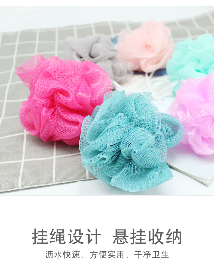 Source manufacturer 20g bath ball bath flower large stock small bubble bath flower bath ball