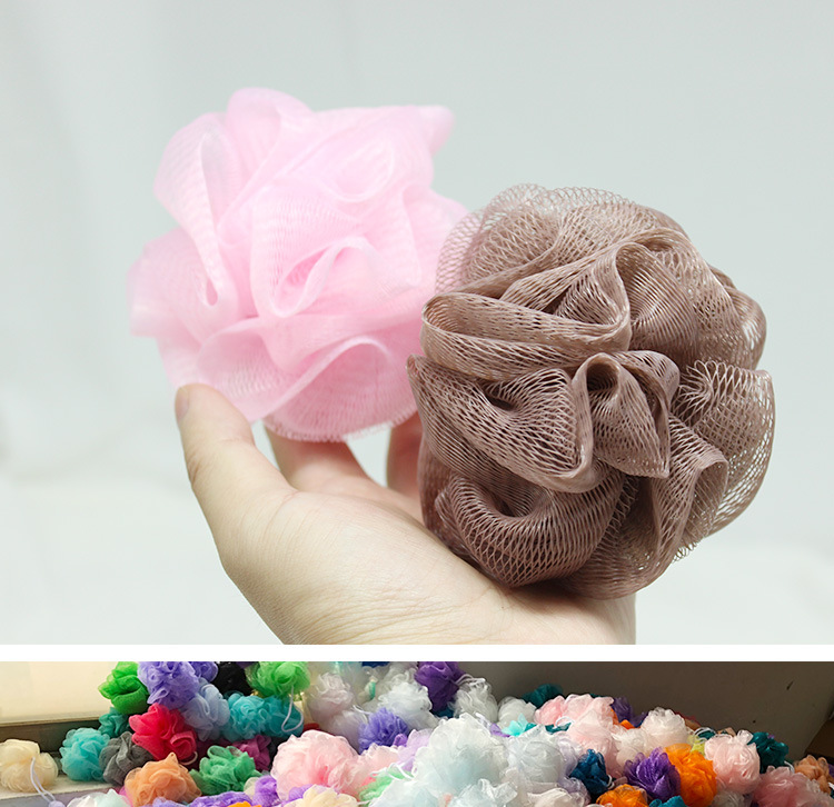 Source manufacturer 20g bath ball bath flower large stock small bubble bath flower bath ball