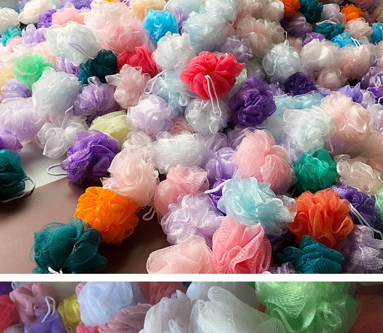Source manufacturer 20g bath ball bath flower large stock small bubble bath flower bath ball