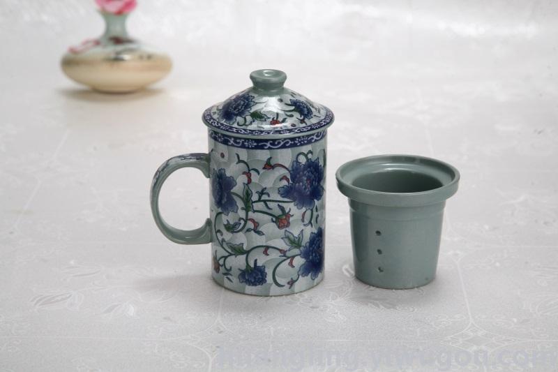 Jingdezhen blue and white porcelain bowl bowl gift set bowl bowl bone china tableware Jingdezhen blue and white porcelain bowl bowl gift set bowl bowl bone china tableware