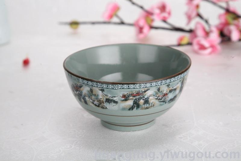 Jingdezhen blue and white porcelain bowl bowl gift set bowl bowl bone china tableware Jingdezhen blue and white porcelain bowl bowl gift set bowl bowl bone china tableware