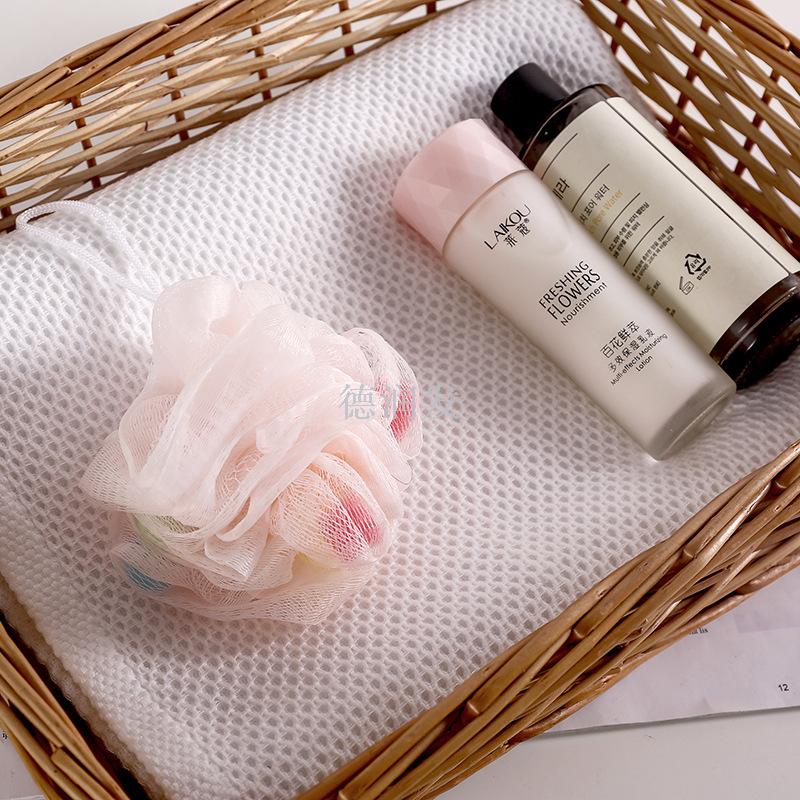 Soft colored bath ball Sponge Bath Scrub Back Bath flowers