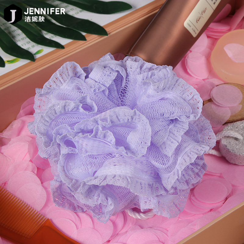 Manufacturers direct large bath shower bath ball wholesale bath flowers Bath products soft skin-friendly rubbing bath flowers