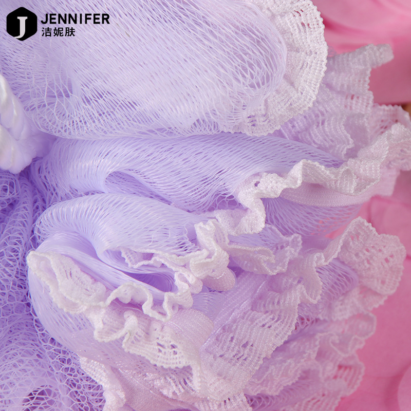Manufacturers direct large bath shower bath ball wholesale bath flowers Bath products soft skin-friendly rubbing bath flowers
