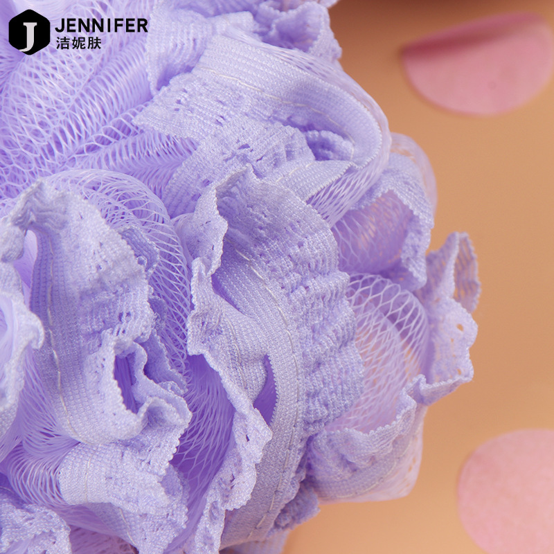 Manufacturers direct large bath shower bath ball wholesale bath flowers Bath products soft skin-friendly rubbing bath flowers