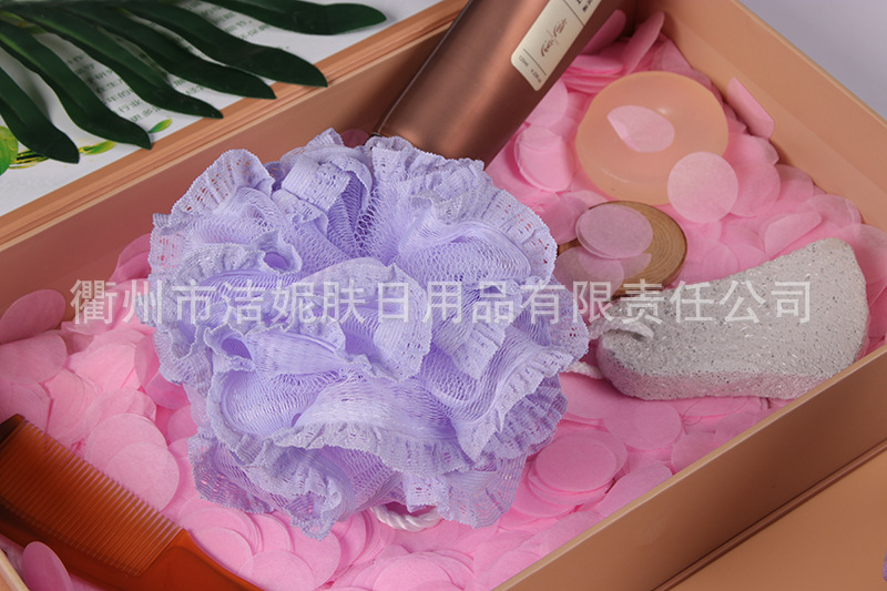 Manufacturers direct large bath shower bath ball wholesale bath flowers Bath products soft skin-friendly rubbing bath flowers