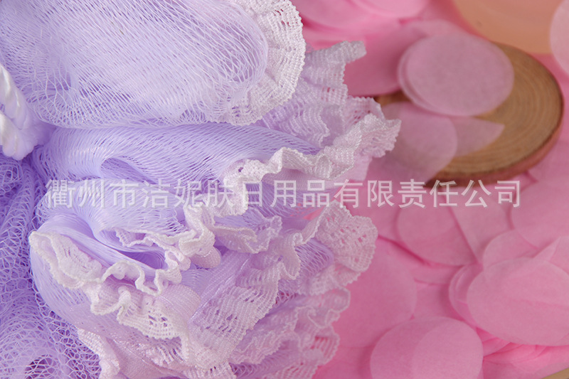 Manufacturers direct large bath shower bath ball wholesale bath flowers Bath products soft skin-friendly rubbing bath flowers