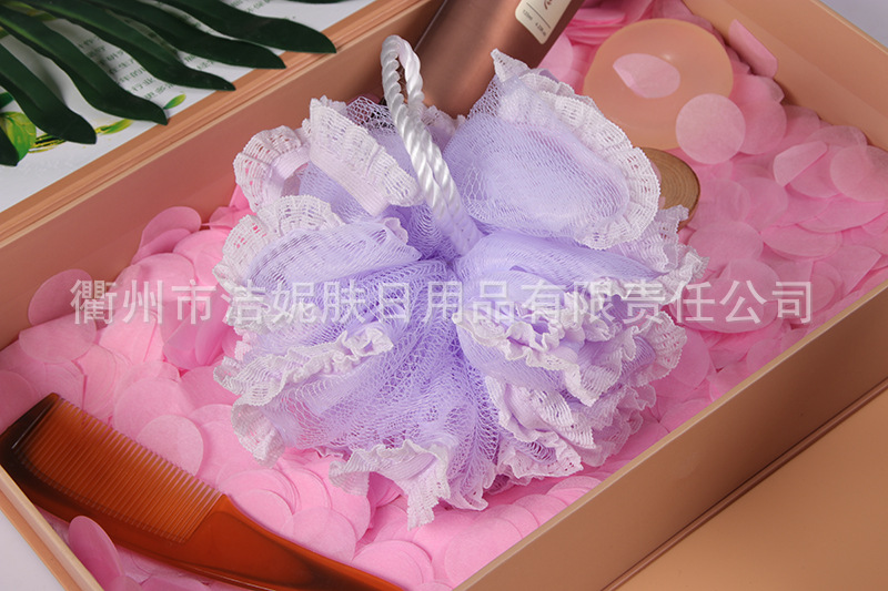 Manufacturers direct large bath shower bath ball wholesale bath flowers Bath products soft skin-friendly rubbing bath flowers