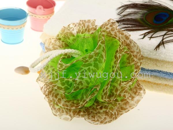 Qingzhi High Quality Mesh Sponge Discount Supply Leopard Print Silk Edge Bath Ball Color Nylon Bath Ball Bath Ball Qingzhi High Quality Mesh Sponge Discount Supply Leopard Print Silk Edge Bath Ball Color Nylon Bath Ball Bath Ball